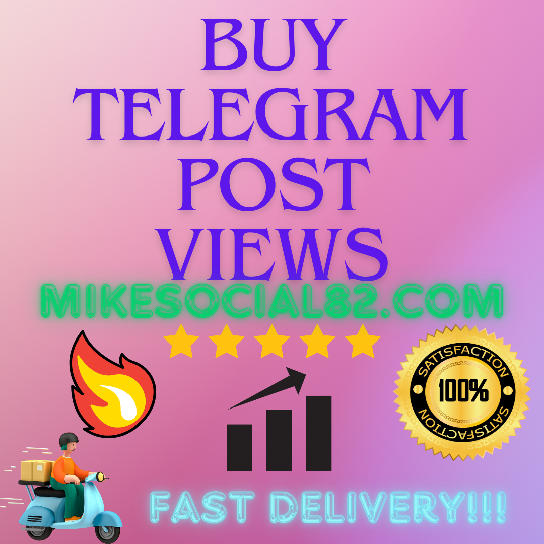 buy telegram post real views